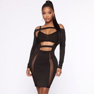 Cut out midi dress